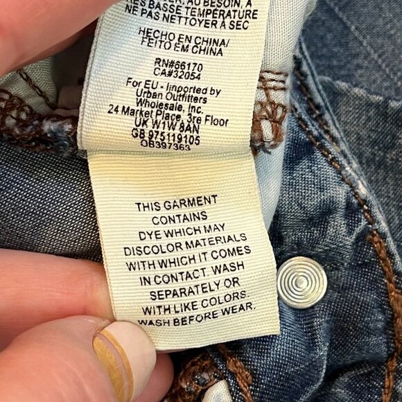 Free People Flare Jeans Tencel Denim Size 26 Mid Rise - Picture 7 of 7